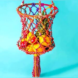 Brand New Upscaled Macrame Fruit or Plant Basket  Orig $75  $39